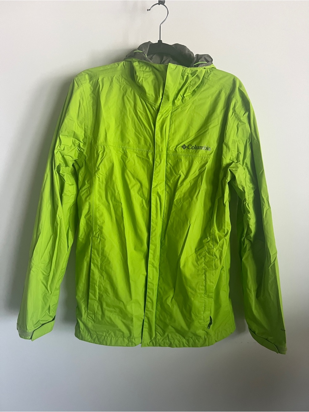 Columbia Women's Neon Lime Waterproof Hooded Ski Jacket